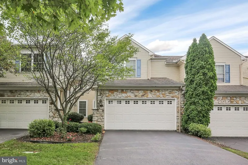 Front of the home with two-car garage